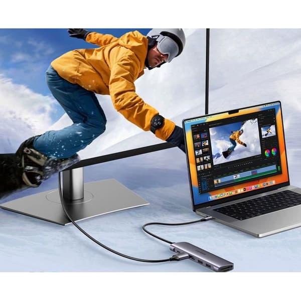 UGREEN 7-i-1 USB-C till HDMI/2*USB 3.0/USB-C/SD/TF/PD100W