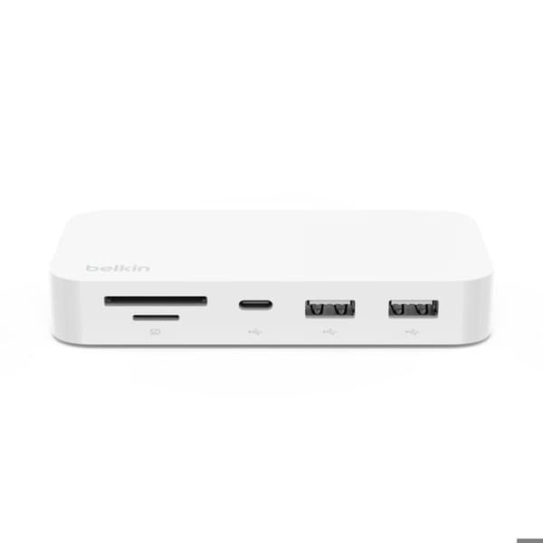 PC-KOMPONENTER, Hubs, Usb Hub, Belkin 6-i-1 USB C Multiport Hub W Monteringsspecifikationer Antal portar