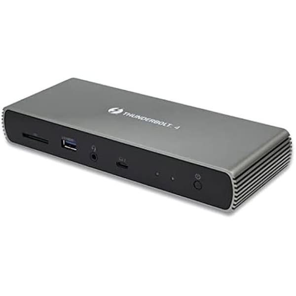 Dockningsstation - GEARLAB - Thunderbolt 4 - Kompatibel med PC och Mac - Snabbladdning - Svart