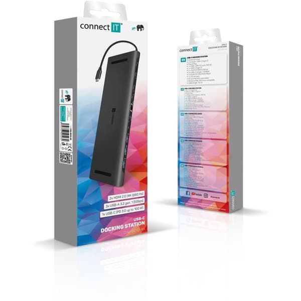 CONNECT IT CHU-9010-AN 11i1, anthracit