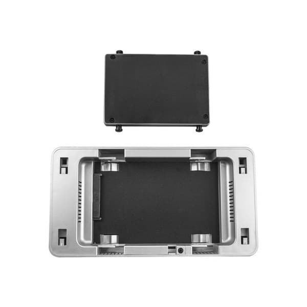 STARTECH Dual Display USB-C dockningsstation för bärbar dator - Fack för 2,5" SATA SSD / HDD - MST och strömförsörjning - 4K