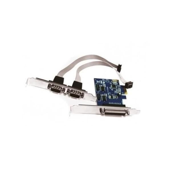 ungefär! PCI1P2SV2 kort 2 Serien/1 Parallell PCI-E - - Svart, Blå, Silver