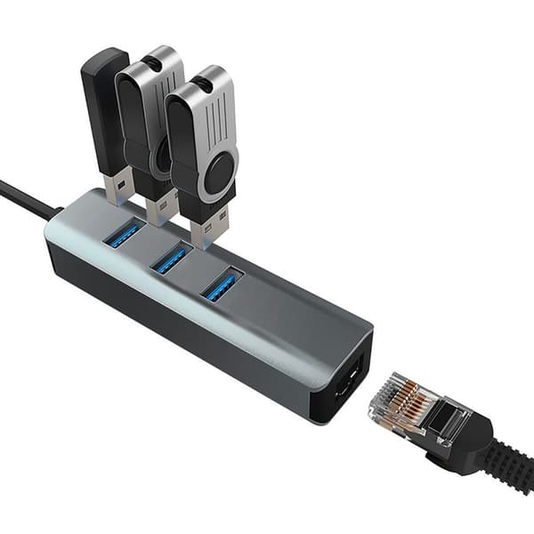 USB-HUB Vakoss TC-4502X Grå