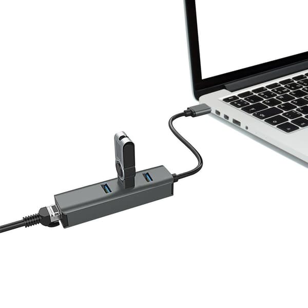 USB-HUB Vakoss TC-4502X Grå