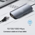 Miniatyrbild 3 av 4: INN USB 3.0 9-i-1 HDMI 4K Hub Station med LAN100M Snabbladdning PD 100 W Hög hastighetsläsning Adapter