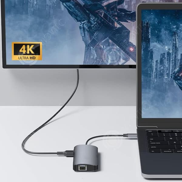 INN USB 3.0 9-i-1 HDMI 4K Hub Station med LAN100M Snabbladdning PD 100 W Hög hastighetsläsning Adapter