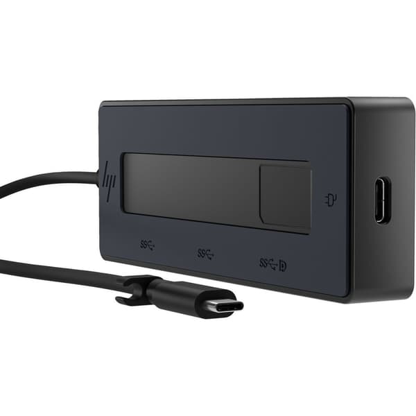 USB Hub HP 6G843AA Sort