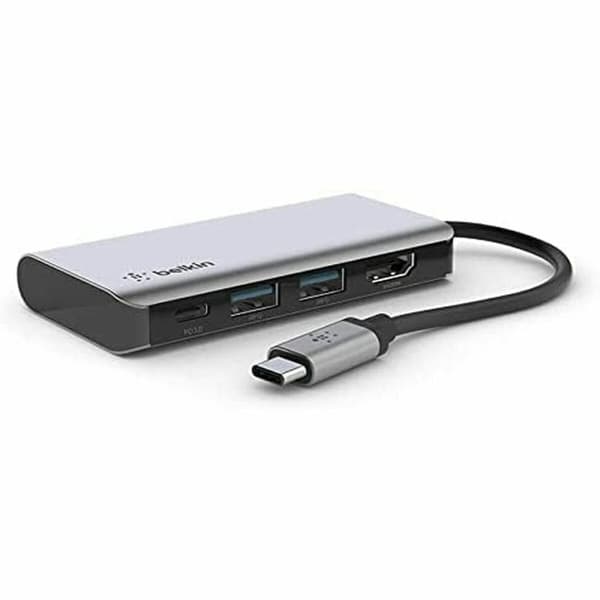 USB HUB 4 Portar Belkin AVC006btSGY Grå (1 antal)