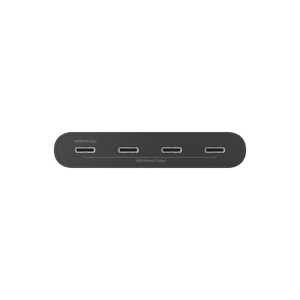 4-Port USB-C Hub Belkin AVC018BTBK 100 W Sort (1 enheder)