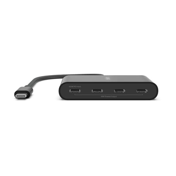4-Port USB-C Hub Belkin AVC018BTBK 100 W Sort (1 enheder)