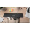 Miniatyrbild 2 av 2: USB 3.0 MEDIACOM PRO-dockningsstation för bärbar dator - HDMI, DisplayPort, VGA, Ethernet 1000, Ljud