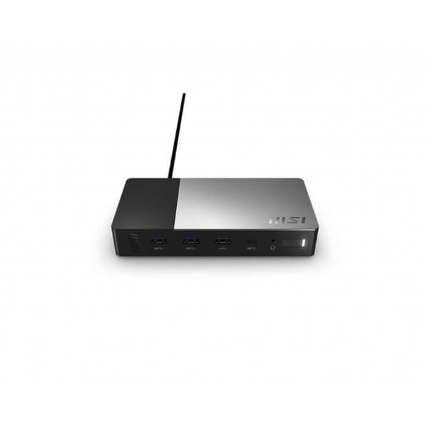 MSI USB-C DOCKINGSSTATION GEN 2 USB 3.2 GEN 2 (3.1 GEN 2) TYPE-C SVART