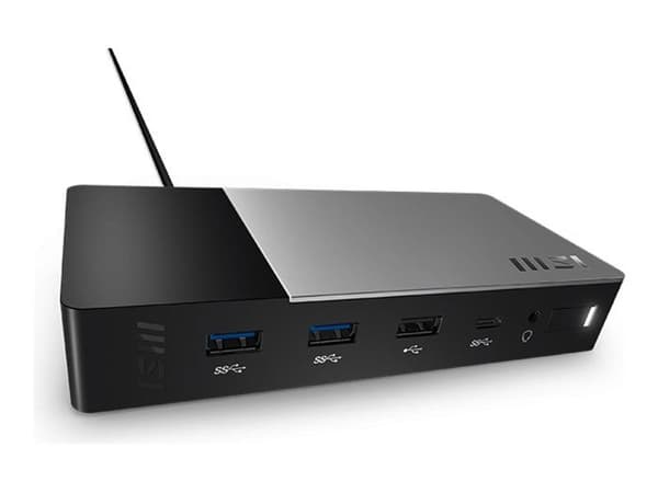 MSI USB-C DOCKINGSSTATION GEN 2 USB 3.2 GEN 2 (3.1 GEN 2) TYPE-C SVART