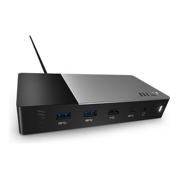 MSI USB-C DOCKINGSSTATION GEN 2 USB 3.2 GEN 2 (3.1 GEN 2) TYPE-C SVART