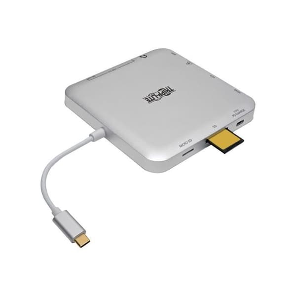 Dockningsstation - Tripp Lite - Tripp Lite USB C Laptop Dockningsstation med mDP, HDMI, VGA, GbE, 4K 30 Hz, Thunderbolt 3 - USB-A