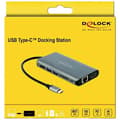 Miniatyrbild 3 av 3: Delock 87683 USB-C dockningsstation Lämplig för märken (dockningsstationer för bärbara datorer): universal