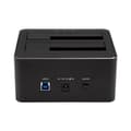 Miniatyrbild 2 av 4: USB 3.0 dockingstation - StarTech.com - 2 fackor - Stöd för HDD/SSD 2,5"/3,5" - Plug and Play - Svart