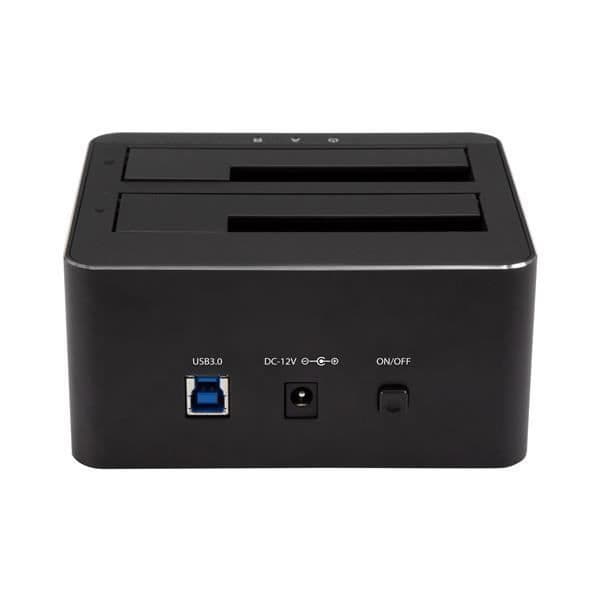 USB 3.0 dockingstation - StarTech.com - 2 fackor - Stöd för HDD/SSD 2,5"/3,5" - Plug and Play - Svart