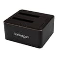 Miniatyrbild 1 av 4: USB 3.0 dockingstation - StarTech.com - 2 fackor - Stöd för HDD/SSD 2,5"/3,5" - Plug and Play - Svart