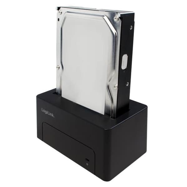 LogiLink QP0027, Hårddisk, SSD, SATA, Serial ATA II, Serial ATA III, 2.5,3.5", USB 3.1 (3.1 Gen 2) Type-C, 10 Gbit-s, Svart