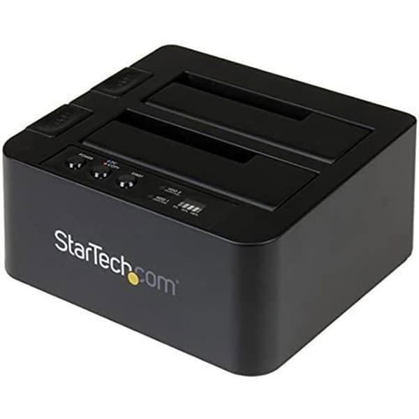 StarTech.com USB 3.1 (10 Gb/s) duplicering - Fristående - Dockningsstation för hårddisk - För 2,5" eller 3,5" SATA HDD/SSD (SDOCK2U31