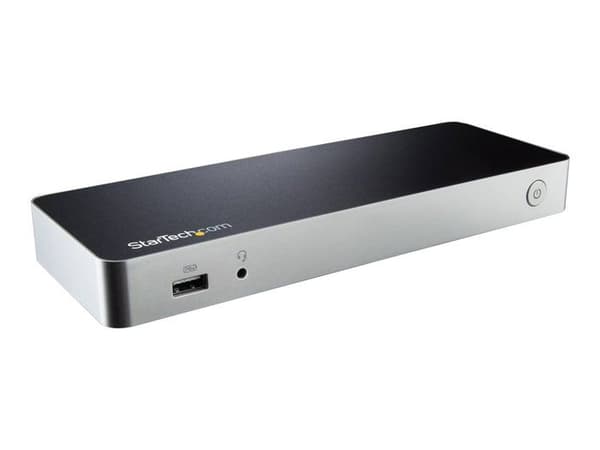 STARTECH USB-C dockningsstation för dubbla skärmar för Windows Laptop - MST och strömförsörjning 60W - HDMI-adaptrar