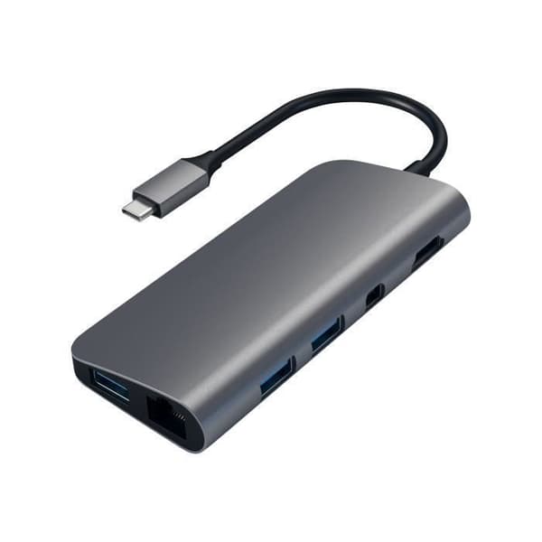 USB-C Dockningsstation Satechi Aluminium Type-C Multimedia Adapter - Mini DP - GigE