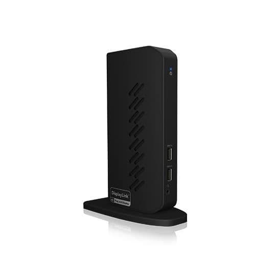 ICY BOX USB 3.0 &amp; USB-C DISPLAYLINK DOCKINGSTATION MED 4K HDMI ELLER