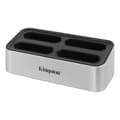 Miniatyrbild 3 av 3: Dock-arbetsflöde - Kingston - WFS-S - SD-läsare USB 3.2 - 2 platser UHS-II - Svart