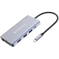 Miniatyrbild 1 av 2: USB-C-dockning - CONCEPTRONIC - 10 i 1 - HDMI, USB 3.0 - 100 WPD - Svart