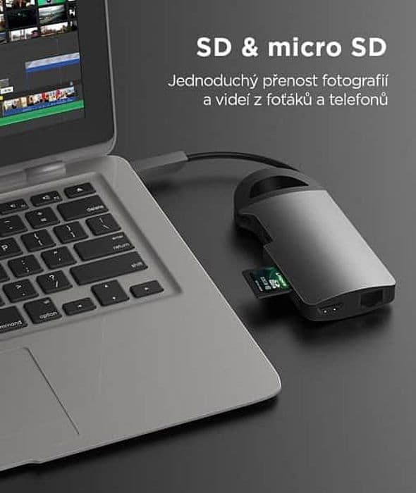 Dockningsstation - portreplikator - Umax-stöd - UB308 - Station/replicator H8 USB-C ()