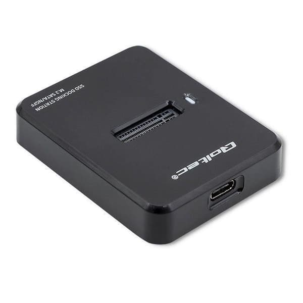 Qoltec Dockningsstation SSD M.2 SATA, NGFF, USB 3.1 - 5901878503141