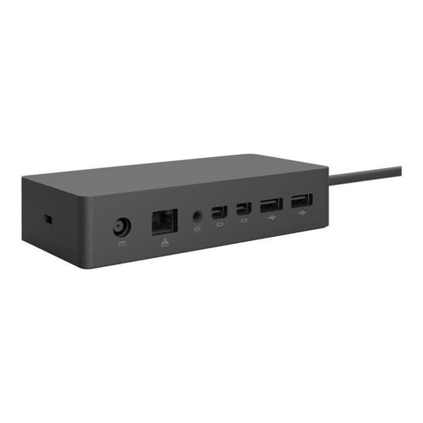 Microsoft Surface Dock - GigE Dock - Kompatibel med Surface Book och Pro 4 - Svart - 4 USB 3.0