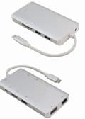 Miniatyrbild 2 av 2: Dockningsstation - portreplicator - Helos-stöd - 304265 - Premium - Dockningsstation - USB-C 3.1 - VGA, HDMI - GigE