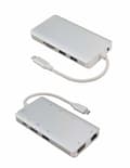 Miniatyrbild 1 av 2: Dockningsstation - portreplicator - Helos-stöd - 304265 - Premium - Dockningsstation - USB-C 3.1 - VGA, HDMI - GigE