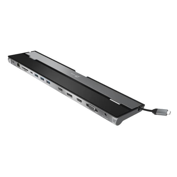 Triple Display USB-C dockningsstation - J5CREATE - JCD543 - 2x HDMI-portar - 5x USB-portar - Grå