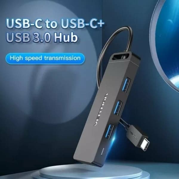 USB-HUB Vention TGTBB Svart
