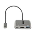 Miniatyrbild 3 av 5: StarTech.com - CDP2HDUACP2 - USB-C Multiport Adapter, USB-C till HDMI 4K, USB 3.0 Hub, Dockningsstation