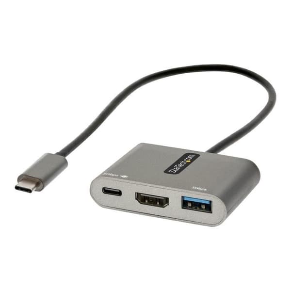 StarTech.com - CDP2HDUACP2 - USB-C Multiport Adapter, USB-C till HDMI 4K, USB 3.0 Hub, Dockningsstation