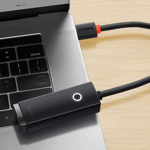 USB-A till RJ45 LAN-portadapter 100Mbps-Svart-WKQX000001