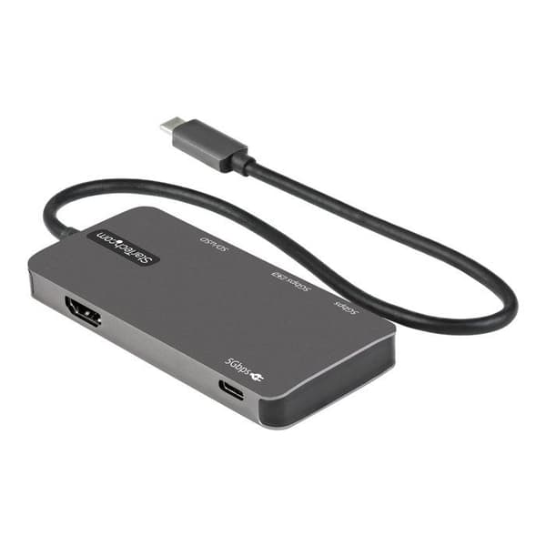 Dockningsstation - STARTECH - Multiport USB-C Adapter - HDMI 4K - 100W Strömförsörjning - USB 3.0 Hub
