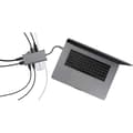 Miniatyrbild 3 av 4: ICY BOX USB-C Dockningsstation med 2 HDMI-portar, 1 DisplayPort 1.4, 100 W strömförsörjning, 4 USB-portar, Läsare av