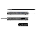 Miniatyrbild 4 av 4: ICY BOX USB-C Dockningsstation med 2 HDMI-portar, 1 DisplayPort 1.4, 100 W strömförsörjning, 4 USB-portar, Läsare av