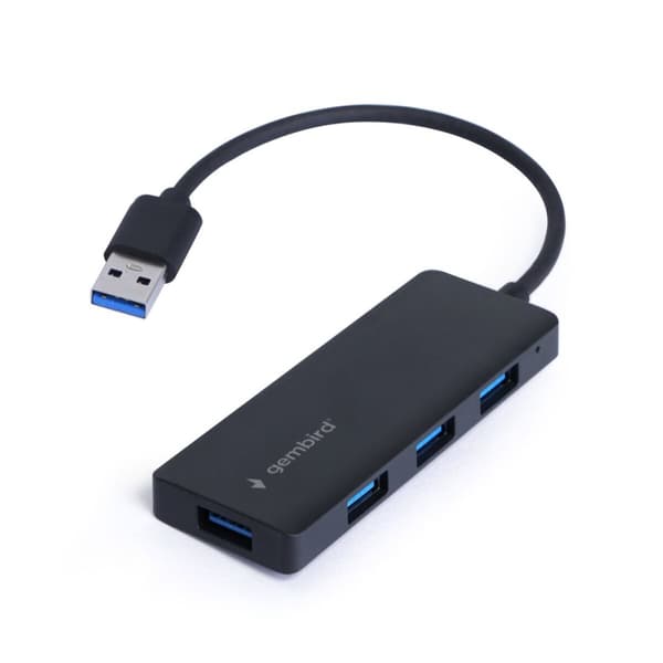 USB-HUB GEMBIRD UHB-U3P4-03 Svart