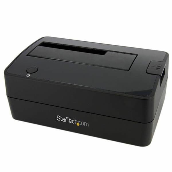 USB Hub Startech SATDOCKU3S Svart