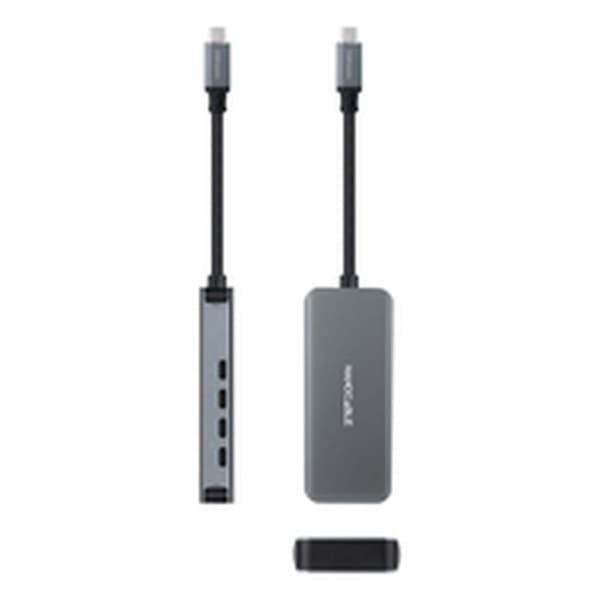 USB-HUB NANOCABLE 10.16.4504 Grå