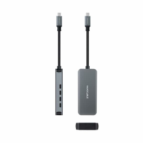 USB-HUB NANOCABLE 10.16.4504 Grå