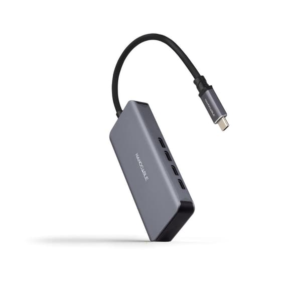 USB-HUB NANOCABLE 10.16.4504 Grå