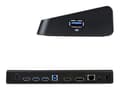 Miniatyrbild 2 av 3: USB 3.0 dockningsstation - STARTECH.COM - DisplayPort 4K - 2 videoutgångar HDMI/DP - GbE-port - Svart