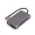 Miniatyrbild 3 av 6: Urban Factory USB Hub 10 i 1 MULTI SCREEN USB-C HUB 100 W